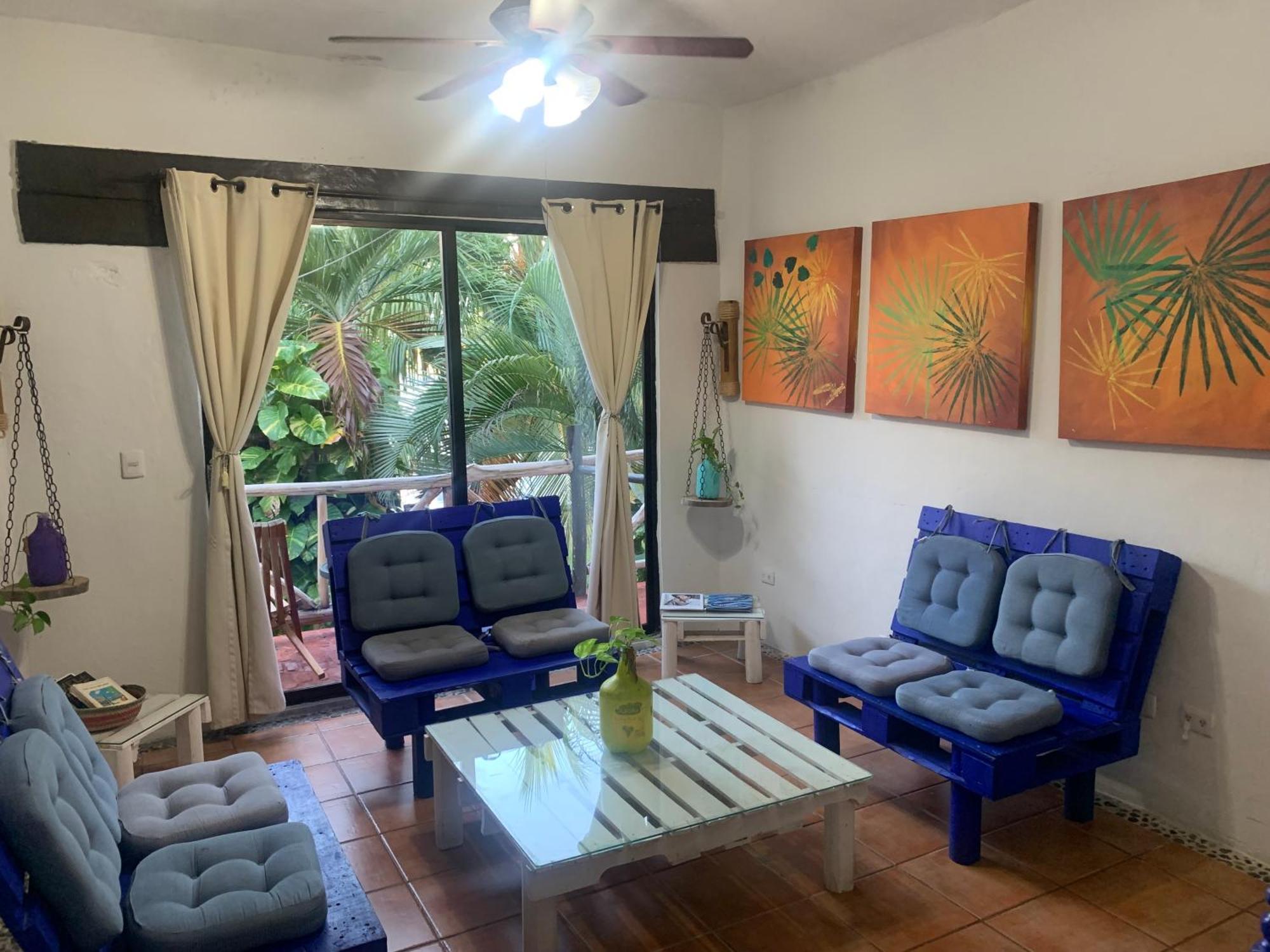 Casa Caribe Cancun Exterior photo Living room with a view of the ocean